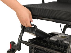 carbon Folding Lightweight Foldable Exclusive <b>Power</b> Wheelchair, Dual Powerful Motor, Easy Release Dual Battery - Product Image 3