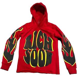 เสื้อฮู้ดดี้ผู้ชายแบรนด์ส่วนตัว ผ้าฟลีซโพลีเอสเตอร์ 100% ทรงโอเวอร์ไซส์ สองชั้น สำหรับฤดูหนาว คุณภาพสูง เป็นมิตรกับสิ่งแวดล้อม กันลม - Product Image 3