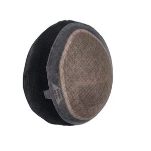 Perruque Taz Hair de haute qualité en cheveux Remy indiens, ondulée, pour hommes, avec base monofilament douce, système de toupet fabriqué au Bangladesh, ondulations profondes et lâches - Product Image 4