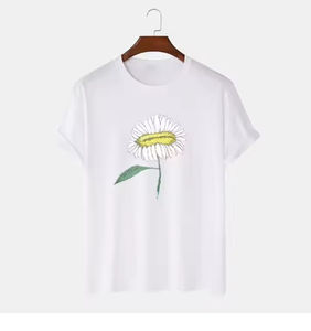 Camiseta de manga larga de doble capa para hombre, corte holgado, estilo urbano de verano con estampado puff, corte cropped. - Product Image 3