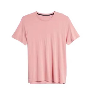 Camiseta de Verano 100% Algodón, Corte Ajustado, Manga Corta, Cuello Redondo, Estilo Deportivo, Colores en Contraste, Tallas Personalizadas - Product Image 5