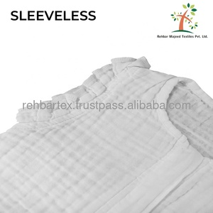 Saco de dormir de muselina de algodón 100% de alta calidad para bebé, traje de dormir de verano e invierno para bebé, saco de dormir suave y cómodo para niños pequeños - Product Image 4