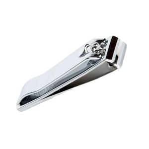 Coupe-ongles en acier inoxydable avec logo personnalisé et lime à ongles courbée, fournitures de manucure en gros - Product Image 2