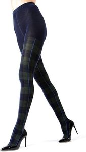 Plaid Tartan Sweater Tights, <b>Warm</b> Opaque Winter Tights - Product Image 4