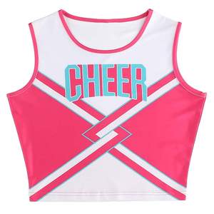 Tenue d'entraînement : Nouvelle Collection – Uniforme de Cheerleading en Gros, Contraste de Couleurs, Personnalisable pour Filles - Product Image 6