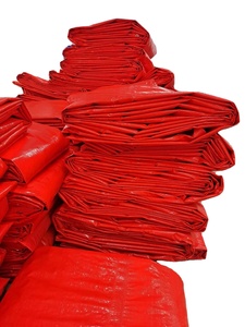 Bâche en PE sur mesure la plus vendue, tissu maillé uni 250 g/m², maille 12x12, imperméable, résistante aux déchirures, robuste, avec œillets - Product Image 1