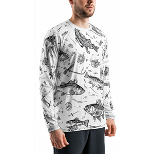 Camiseta de Manga Corta Sublimada Personalizada para Hombre, Ropa de Pesca de Verano para Playa, Camisetas de Pesca Personalizadas para Hombre y Camisetas de Pesca para Hombre - Product Image 2