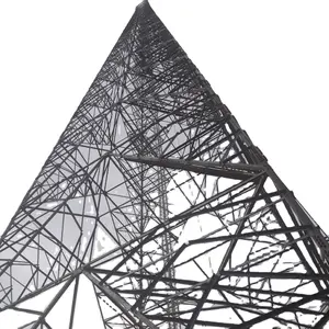 50m Self-Supporting Steel Tower for WiFi & Telecom from V-Coating Vietnam