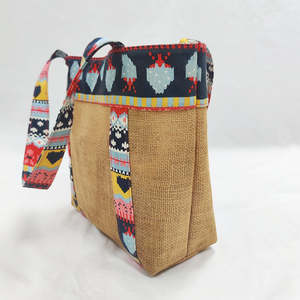 Bolsa de Compras de Yute Natural Lisa para Impresión y Personalización DIY - Product Image 1