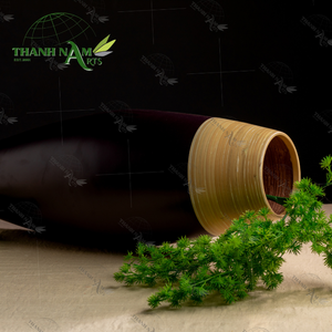 Jarrón de madera de bambú con brillo de otoño para decoración ecológica del hogar para arreglos florales pantallas de mesa minimalistas hechas a mano - Product Image 2