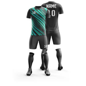 Maillot de football durable par sublimation |   Tailles pour hommes, femmes et jeunes |   Vêtements de sport légers à séchage rapide en gros - Product Image 1