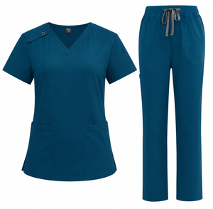 OEM High Quality Custom New Manufacturers Men Nurse <b>Doctors</b> <b>Sets</b> Scrub Designer Women Uniform Wholesale Medical Scrubs - Product Image 4