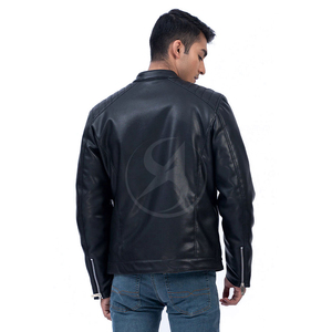 <b>Winter</b> Leather <b>Jacket</b> For Men Stylish All Sizes With Customized Logo And Privet Label Leather <b>Jacket</b> With Zipper - Product Image 6