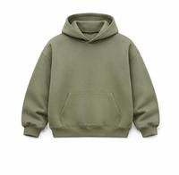 Sweat-shirt à capuche oversize pour homme en molleton 100% coton, coupe ample, poche avant, décontracté, pour l'hiver, écologique, ODM