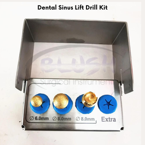 Diamond Coated Lateral Approach Sinus Lift <b>Reamer</b> Bur Bone Shape Kit 6.0mm 8.0mm Extra Manual Dental By Blush Surgical - Product Image 4