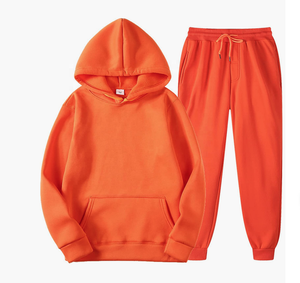 Survêtement de printemps 2 pièces personnalisé 100 % coton respirant en molleton pour homme, avec logo imprimé, idéal pour le jogging et l'entraînement, fabriqué au Pakistan - Product Image 5