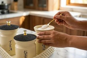 Ensemble de bocaux de rangement avec couvercles, hermétiques, pour la conservation de la fraîcheur, récipients à épices de cuisine, design minimaliste, utilisation quotidienne - Product Image 6