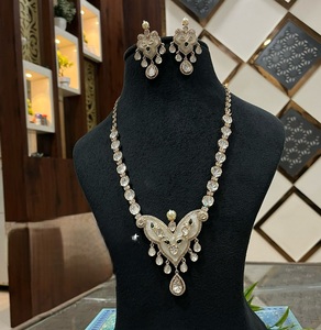 Luxury Premium Gold Plated <b>Crystal</b> Rhinestone Classic Necklace & Earrings <b>Set</b> for Women-Wedding Anniversary Engagement Gift - Product Image 3