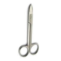 Ciseaux dentaires manuels droits 12 cm pour la coupe de collars de couronne, la coupe de fils et la coupe de tissus, instrument chirurgical en acier inoxydable