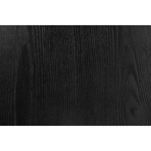 Tavolo da Pranzo Rotondo Unico con Base in Legno Nero a Forma di Cono, Stile Moderno e Casual - Product Image 2