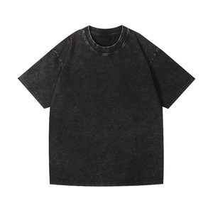 เสื้อยืดคอกลมผ้าคอตตอนหวี OEM 220 กรัม สำหรับผู้ชายและผู้หญิง ซักแล้วไม่เป็นขุย ระบายอากาศได้ดี ไซส์พลัส สวมใส่สบายๆ ในฤดูร้อน สินค้านำเข้า - Product Image 3