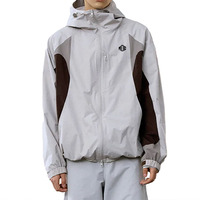 Veste coupe-vent unisexe streetwear personnalisée, légère, imperméable et coupe-vent, pour entraînement en extérieur, pour hommes, USA