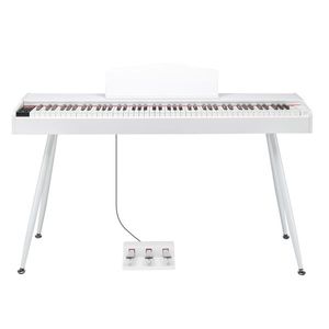 GDP 203 88-Key Digital Piano with Standard Full Weighted Keyboard Metal Stand Power Adapter Triple Pedals Headphone AL Head - Product Image 1