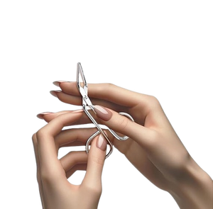 Pinzas de Cejas de Acero Inoxidable de Alta Calidad, Pinzas Inclinadas para Extensión de Pestañas, Aplicadores de Pestañas, Tijeras para Cejas - Product Image 2