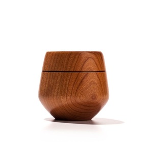 Solid Wood Coffee Mug Handmade Natural Wooden Cup Rustic Design Eco Friendly Drinking Mug for Kitchen Use - Product Image 1
