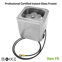 Machine à glaçons instantanée électrique de comptoir, refroidisseur de verres en acier inoxydable à CO2 pour hôtels et restaurants