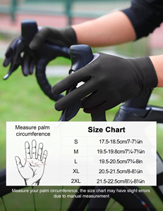 Gants de cyclisme personnalisés antidérapants respirants à doigts complets pour VTT, compatibles écran tactile, équipement sportif pour le cyclisme en extérieur - Product Image 6