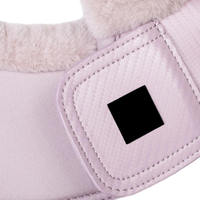 Botas de lujo flexibles de alta calidad para caballos, de cuero adherido y algodón, protección duradera para las patas, soporte para tendones y nudillos, personalizables.