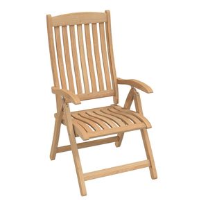 Luxury Adjustable Folding Teak Wood Outdoor Dining <b>Chair</b> Solid Wood Waterproof Patio Furniture for Restaurant Use - Product Image 1