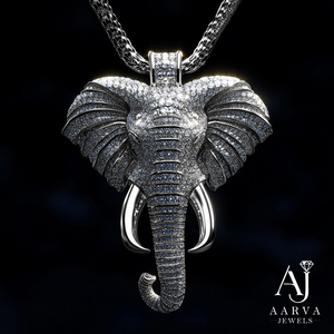 <b>Elephant</b> Charm Pendant Necklace Vintage Zinc Alloy Silver Plated Gold Tone Jewelry for <b>Gift</b> Party - Product Image 6