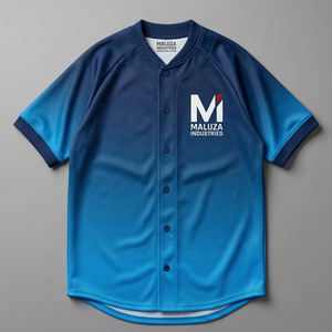 Maillot de baseball entièrement sublimé personnalisé, durable, léger, respirant, en maille, entièrement boutonné, vêtements de sport, directement de l'usine - Product Image 1