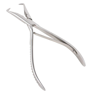 Pince professionnelle en acier inoxydable argenté pour extensions de cheveux avec dents, outils pour extensions capillaires à vendre - Product Image 5