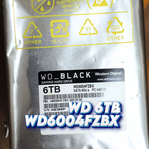 ฮาร์ดดิสก์ภายใน Western Digital 6TB <span class=keywords><strong>WD</strong></span>_<span class=keywords><strong>Black</strong></span> Performance ความเร็ว 7200 RPM, SATA 6 Gb/s, แคช 256 MB, ขนาด 3.5 นิ้ว รุ่น WD6004FZBX - Product Image 1