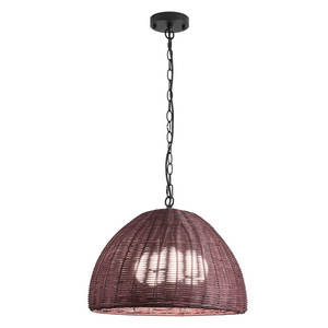 โคมไฟ-รวมจี้หวายโดมสำหรับเฟอร์นิเจอร์ห้องนั่งเล่น - Product Image 4