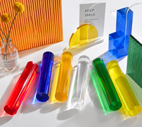 Barre acrylique colorée, différentes couleurs, barre acrylique pour éclairage LED, taille personnalisée, fabricant