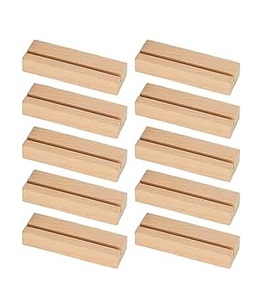 Card Holder Wholesale Supplier Wooden Place Card Holders Multi-Event Usage & Customizable Options Office Table Wood Card Holder - Product Image 2
