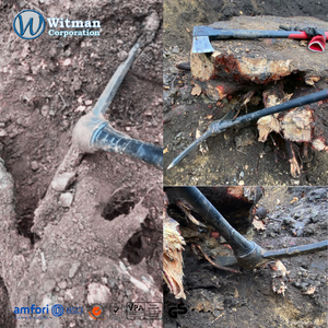 Herramienta de Excavación Multiusos de 1.5LB, Diseño de Doble Cabeza, Cabeza de Acero con Alto Contenido de Carbono, Mango Antideslizante para Suelos Duros - Product Image 5