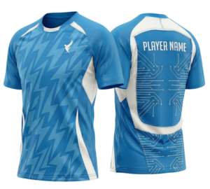 Maillot de football américain 2025 personnalisé avec logo, col en V, manches courtes, respirant et anti-humidité, 100 % polyester premium - Product Image 2