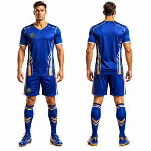 Nuevo Conjunto de Uniforme de Fútbol, Poliéster Interlock Premium, Absorbe la Humedad, Ligero, Suave, Uniformes Deportivos de Calidad - Product Image 1