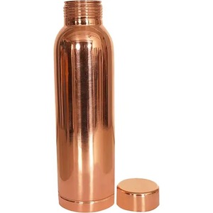 Botella de Agua de Cobre de Calidad Garantizada con Diseño Martillado, Estilo Vintage, Portátil para Viajes - Product Image 5