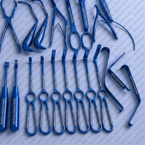 Ensemble d'instruments professionnels pour la chirurgie orthognathique maxillo-faciale avec boîte, en acier inoxydable, pour la chirurgie orale et maxillo-faciale, certifié CE - Product Image 3