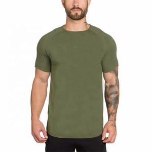 Camiseta Deportiva de Cuello Redondo, Corte Ajustado, 180GSM, 100% Algodón Peinado, Elástica, Fabricante Mayorista OEM - Product Image 3
