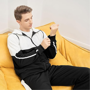 Chándal con Capucha y Bloques de Color para Hombre, Sudadera con Cremallera Completa y Bolsillos Laterales, Ropa Deportiva Casual para Otoño, Chándal Masculino 2026 - Product Image 6