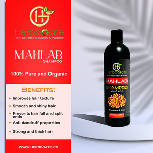 Mahlab <b>Shampoo</b> for Healthy Hair Growth Scalp Comfort and Daily Nourishing Hair Care Benefits Naturally - Product Image 1