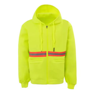 Sudadera de Seguridad Reflectante de Alta Visibilidad con LED Impermeable ANSI Clase 2, Personalizada OEM, para Hombre, Multicolor, 100% Nailon/Poliéster - Product Image 4