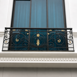 Premium custom forged <b>iron</b> balcony railing options designed to increase home value with artistic detail and top-tier security. - Product Image 1